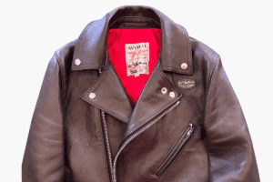 Lewis Leathers CYCLONE 袖丈詰め前の状態