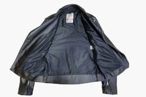 作業後の裏地を写した全体画像 キュプラ生地使用