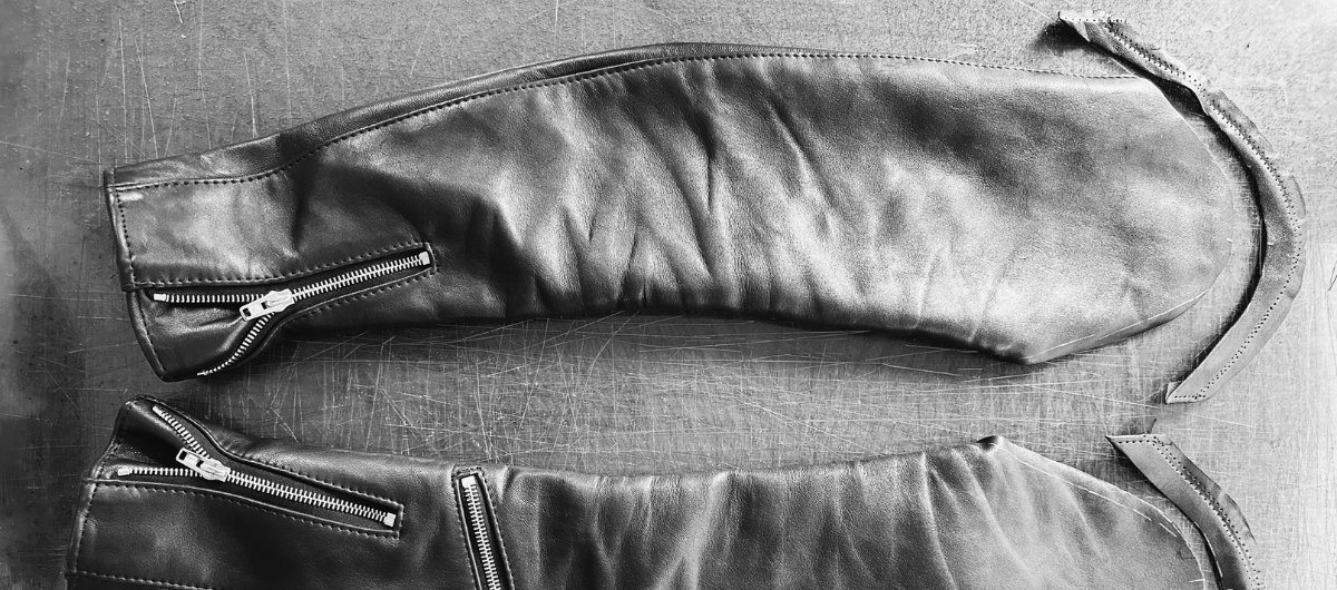 Lewis Leathers｜LIGHTNING｜肩からの袖丈詰め