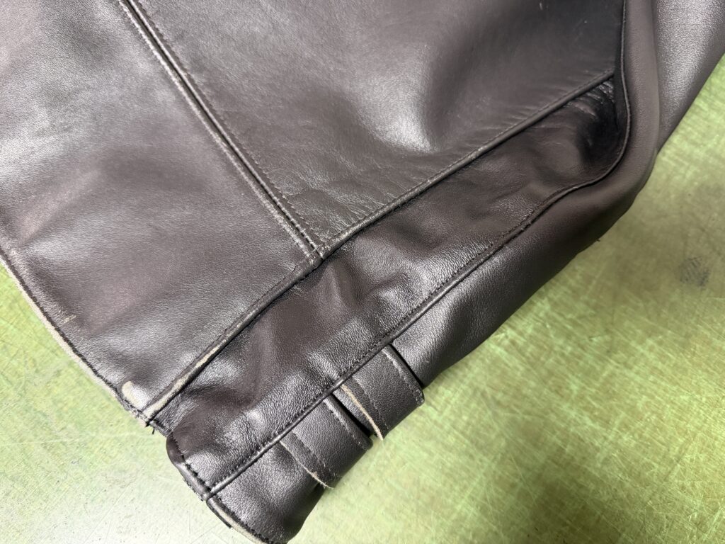 裾部分の拡張後の仕上がり