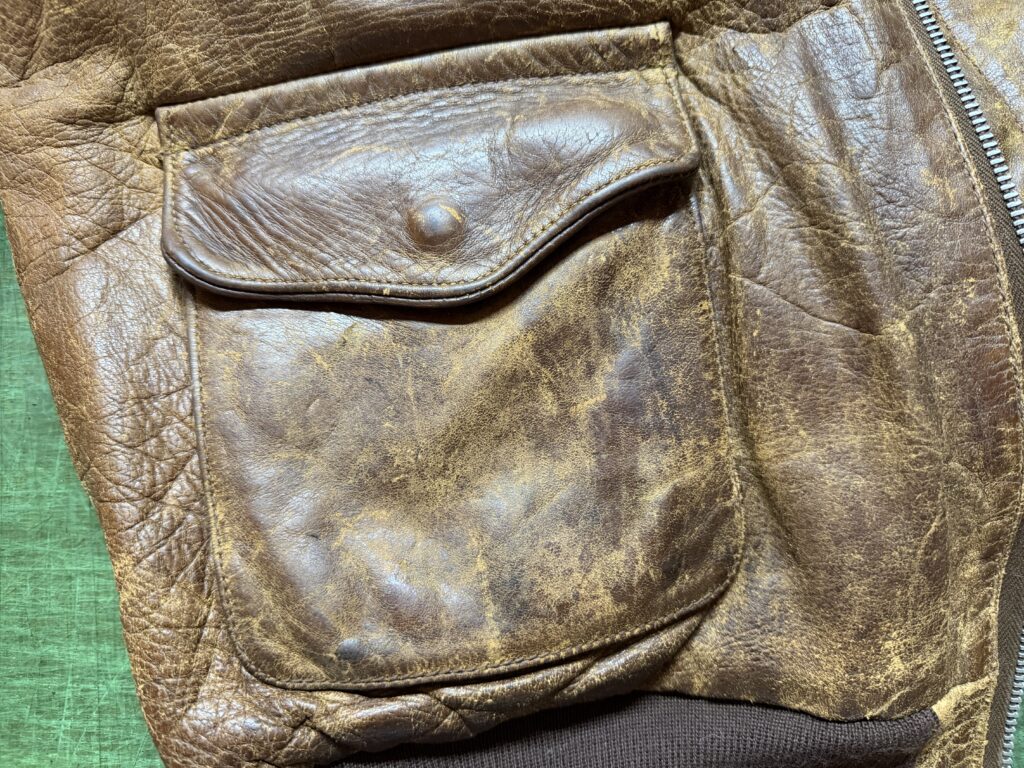 A-2ジャケット アフター ポケットアップ